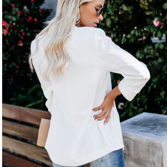 ANJA White Blazer - Picture 7 of 7